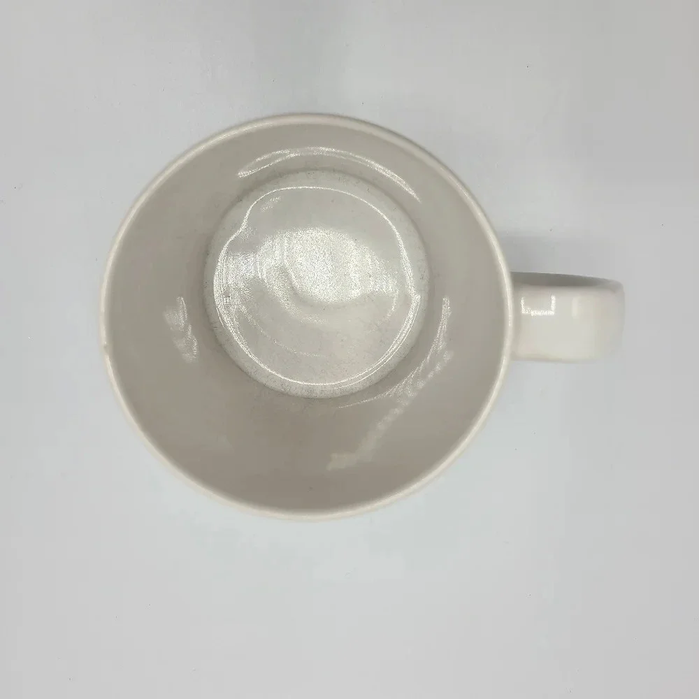 Vintage 90s Los Angeles Raiders Mug 8 ounce Ceramic White Black Silver NFL